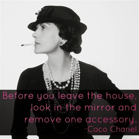 coco chanel quotes about accessories.